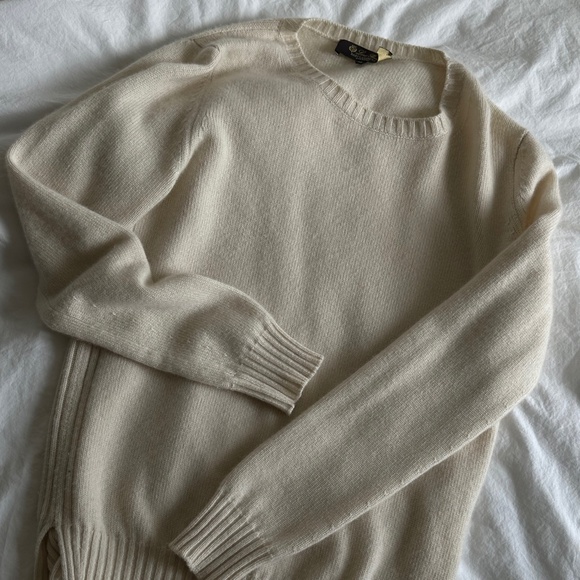 Loro Piana Cream Cashmere Jumper size IT42 - Picture 4 of 9